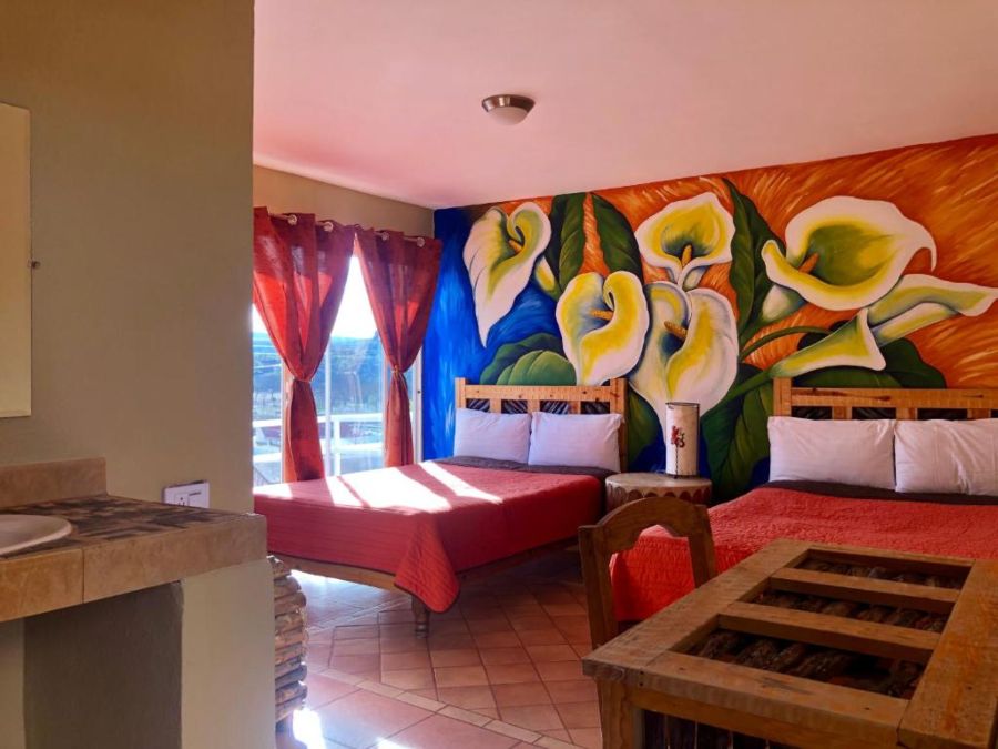 Habitaciones con bonitas vistas en el Hotel Jade Cerocahui en Chihuahua